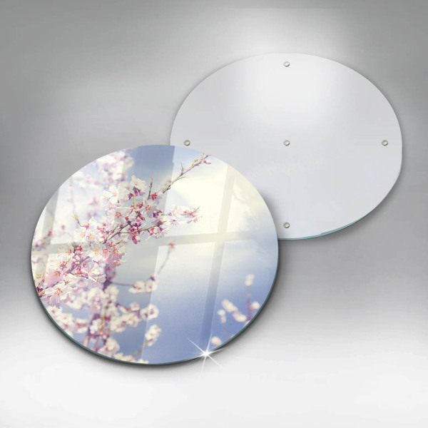 De vidrio templado Árbol floreciente