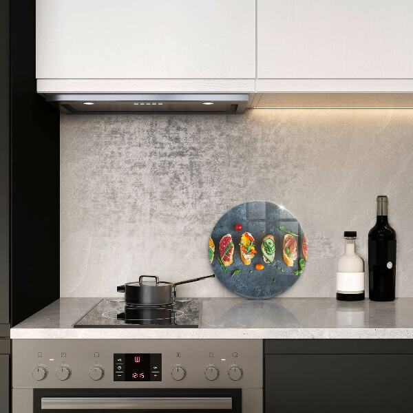 De vidrio templado Sándwiches coloridos