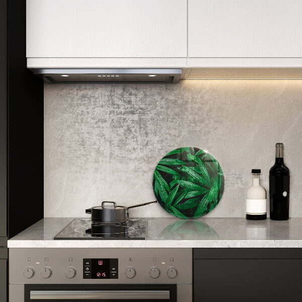 De vidrio templado Hojas de plantas