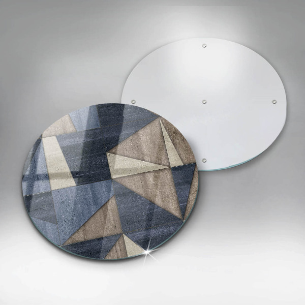 De vidrio templado Abstracción geométrica