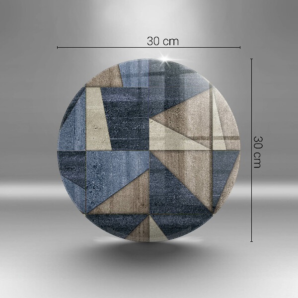 De vidrio templado Abstracción geométrica