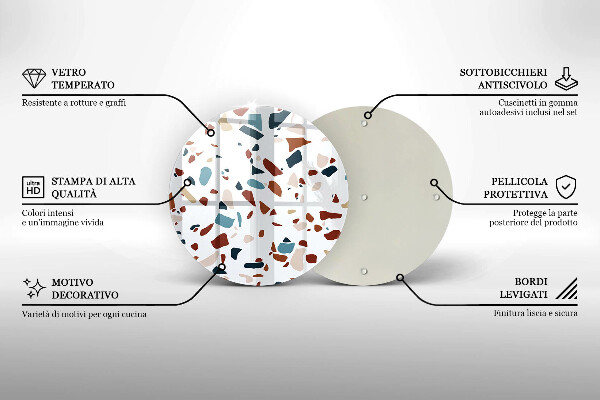 De vidrio templado Piedra decorativa