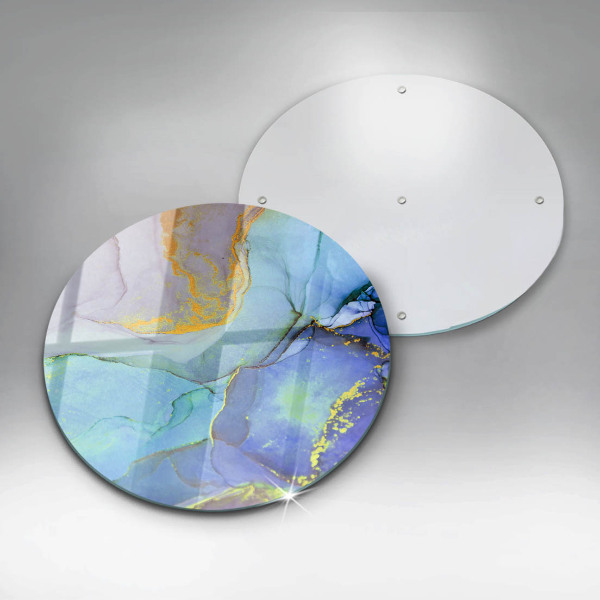 De vidrio templado Piedra dorada agrietada