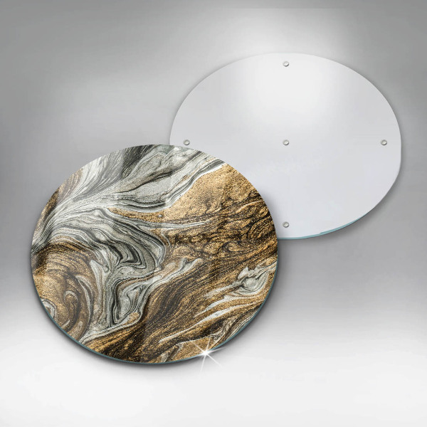 De vidrio templado Rica abstracción