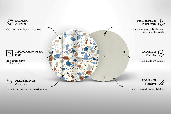 De vidrio templado Gres decorativo