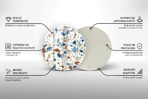 De vidrio templado Gres decorativo