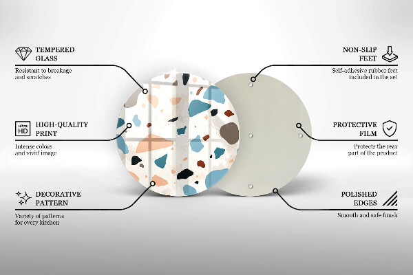 De vidrio templado Gres decorativo