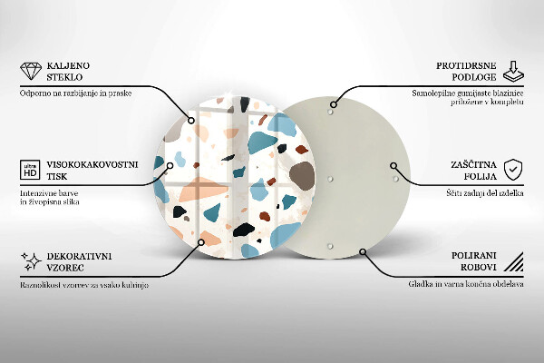 De vidrio templado Gres decorativo