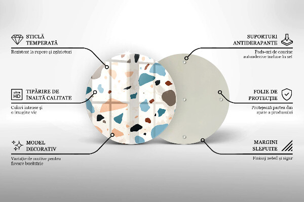 De vidrio templado Gres decorativo