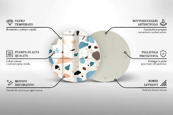 De vidrio templado Gres decorativo