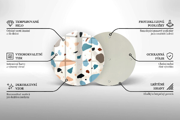 De vidrio templado Gres decorativo