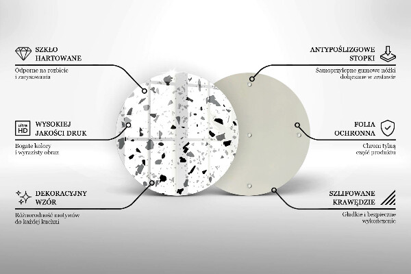 De vidrio templado Gres decorativo