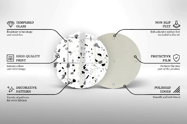 De vidrio templado Gres decorativo