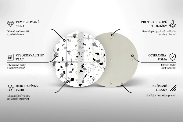 De vidrio templado Gres decorativo