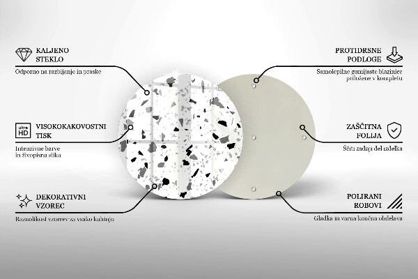 De vidrio templado Gres decorativo