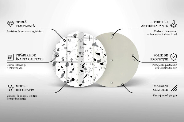 De vidrio templado Gres decorativo