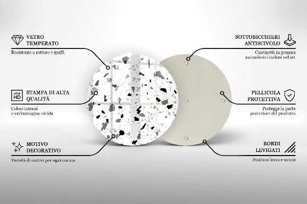 De vidrio templado Gres decorativo