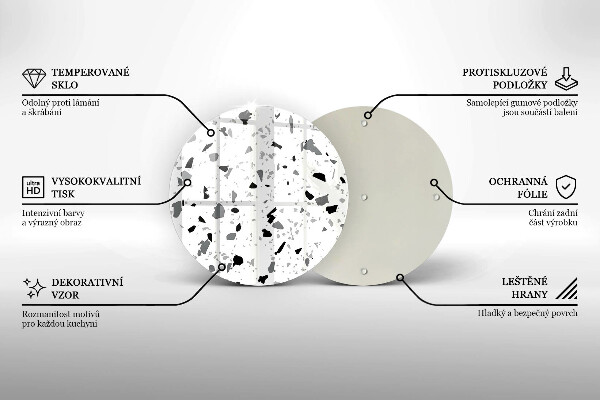 De vidrio templado Gres decorativo