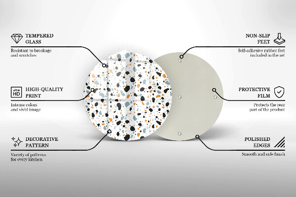 De vidrio templado Gres decorativo