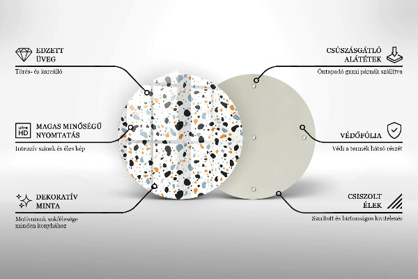 De vidrio templado Gres decorativo