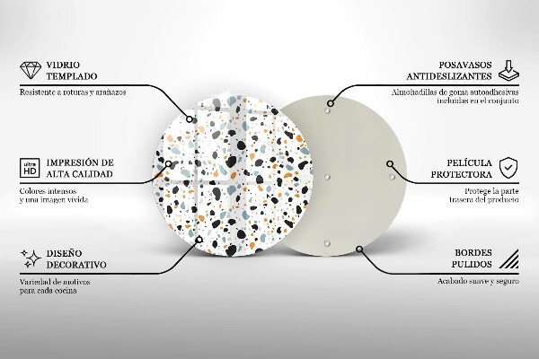 De vidrio templado Gres decorativo