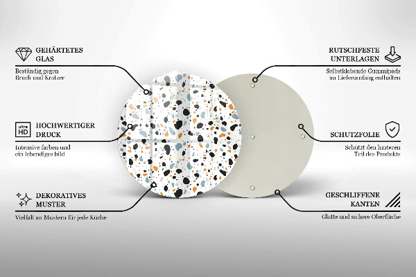 De vidrio templado Gres decorativo