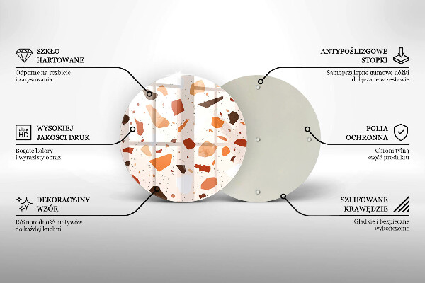 De vidrio templado Gres decorativo