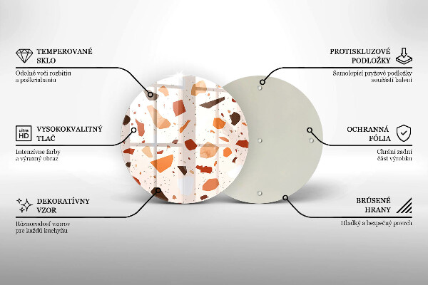 De vidrio templado Gres decorativo