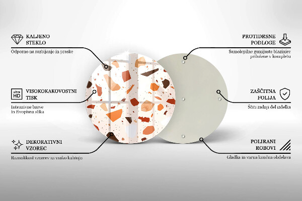 De vidrio templado Gres decorativo