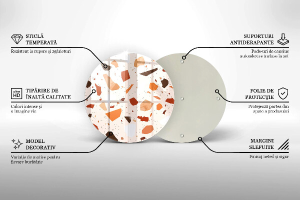 De vidrio templado Gres decorativo