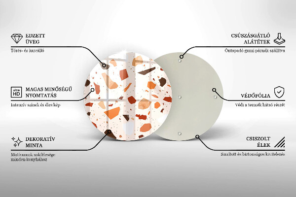 De vidrio templado Gres decorativo