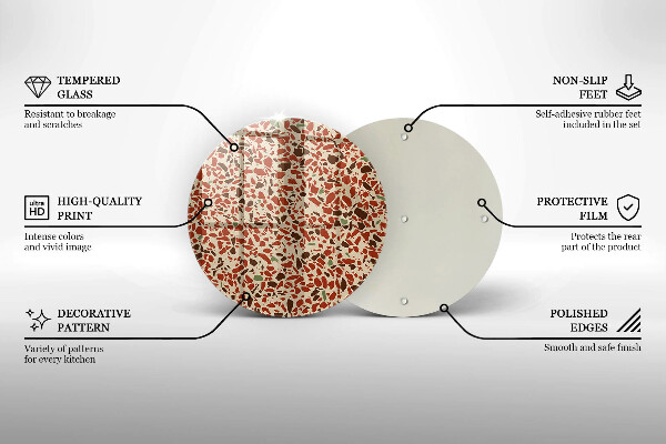 De vidrio templado Gres fino