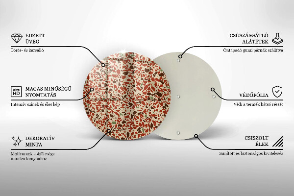 De vidrio templado Gres fino