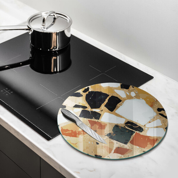 De vidrio templado Plato de piedras decorativas