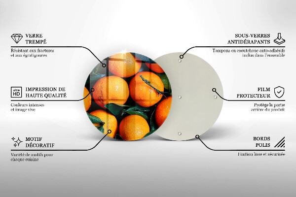 De vidrio templado Naranja