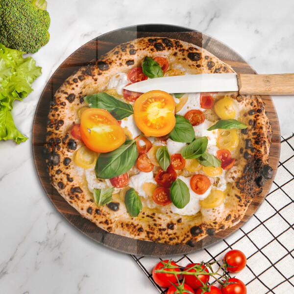 De vidrio templado Pizza italiana