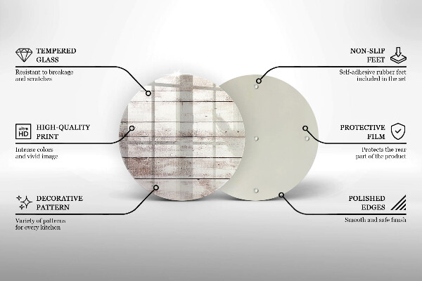De vidrio templado Tableros de madera viejos
