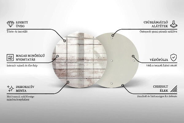De vidrio templado Tableros de madera viejos