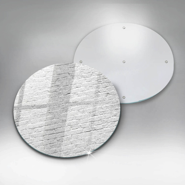 De vidrio templado Pared de ladrillo