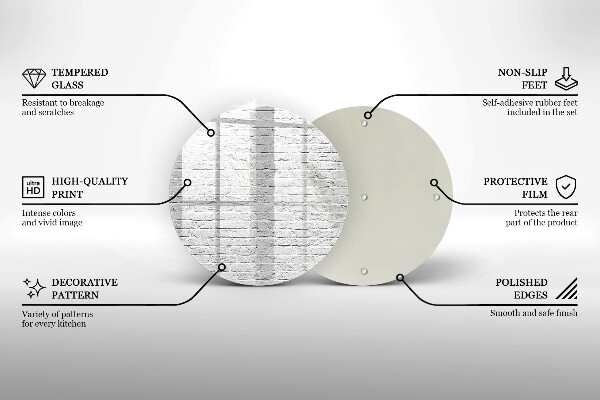 De vidrio templado Pared de ladrillo