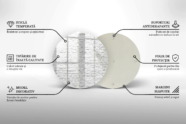 De vidrio templado Pared de ladrillo
