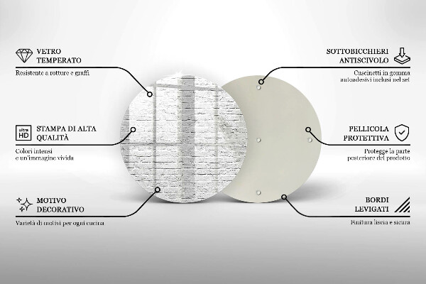 De vidrio templado Pared de ladrillo