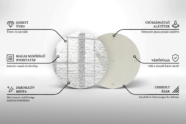 De vidrio templado Pared de ladrillo