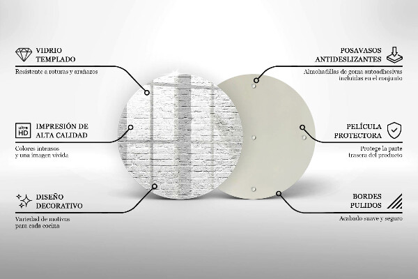De vidrio templado Pared de ladrillo