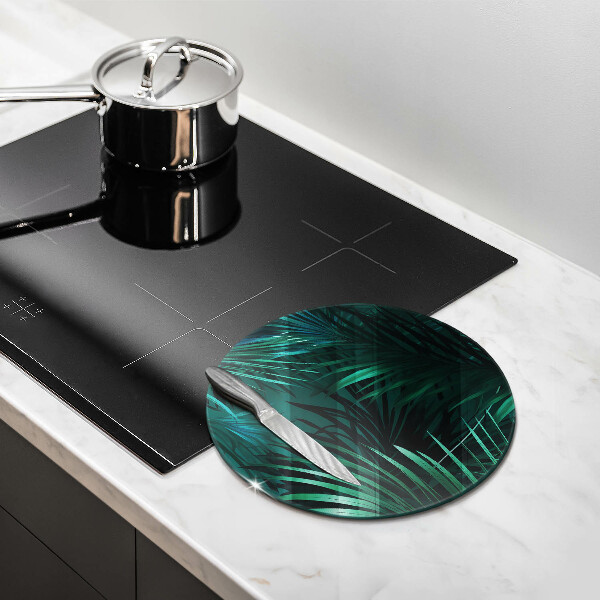 De vidrio templado Hojas de la selva salvaje