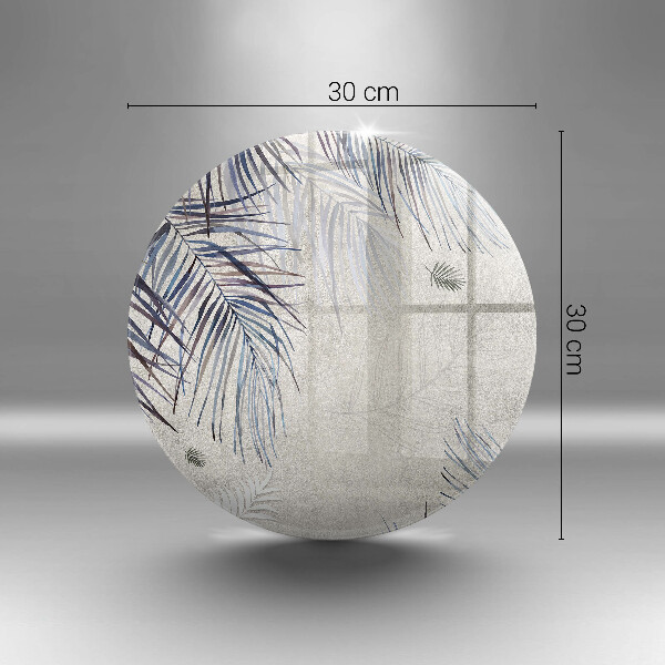 De vidrio templado Hojas sutiles