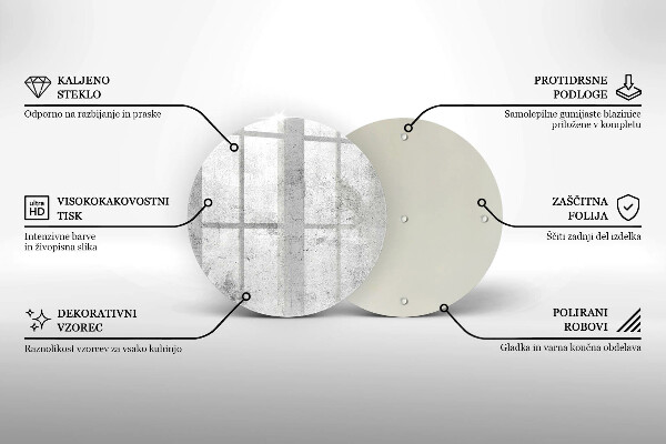 De vidrio templado Textura de hormigón