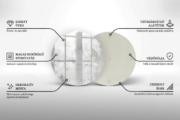 De vidrio templado Textura de hormigón