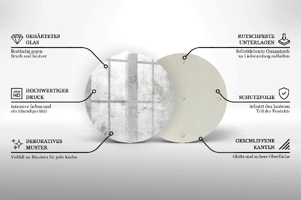 De vidrio templado Textura de hormigón