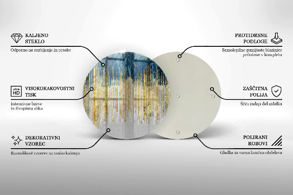 De vidrio templado Abstracción del diseñador